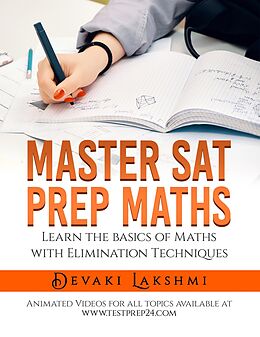 eBook (epub) Master SAT Prep Maths de Subbalakshmi Devaki