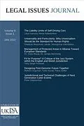 E-Book (epub) Legal Issues Journal 9(2) von United Kingdom Law and Society Association