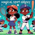 E-Book (epub) The Magical Sport Odyssey of Althea and Jackie - Black Brilliance kids storybook series for aged 6-9 (Black Brilliance kids storybooks, #2) von Grace Oak