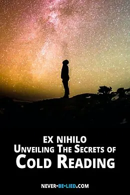 E-Book (epub) Ex Nihilo : Unveiling The Secrets of Cold Reading von Jack Adams