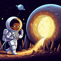 E-Book (epub) Mae and the Moon's Secret: Tales from Luminara (Black Brilliance kids storybooks, #3) von Grace Oak