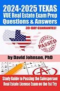 E-Book (epub) 2024-2025 TEXAS VUE Real Estate Exam Prep Questions & Answers: Study Guide to Passing the Salesperson Real Estate License Exam on the 1st Try von Real Estate Exam Professionals Ltd.