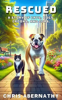 E-Book (epub) Rescued: A Story of Cats, Dogs, Crooks, and Cops (The Detective Whiskers Cozy Mystery Series, #0) von Chris Abernathy