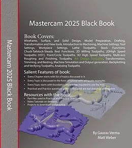 E-Book (epub) Mastercam 2025 Black Book von Gaurav Verma, Matt Weber
