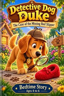 E-Book (epub) Detective Dog Duke -Bedtime Story The Case of the Missing Red Slipper Ages 4 to 6 von Little Magic Forest
