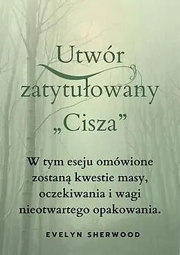 E-Book (epub) Utwór zatytulowany "Cisza" von Evelyn Sherwood