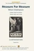Fester Einband Measure For Measure von William Shakespeare