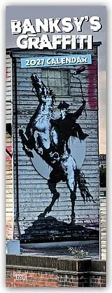 Kalender Banksy's Graffiti 2027  Slimline-Kalender von Browntrout Publishers