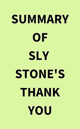 eBook (epub) Summary of Sly Stone's Thank You de IRB Media