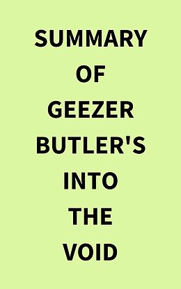 eBook (epub) Summary of Geezer Butler's Into the Void de IRB Media