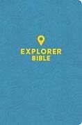 Couverture en cuir CSB Explorer Bible for Kids, Sky Blue Leathertouch de Csb Bibles By Holman