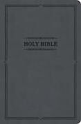 Couverture en cuir KJV Thinline Bible, Value Edition, Charcoal Leathertouch de 