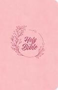 Couverture en cuir KJV Compact Bible, Value Edition, Soft Pink Leathertouch de Holman Bible Publishers