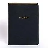 Echter Leder-Einband (Ld) NASB Super Giant Print Reference Bible, Black Leathertouch von Holman Bible Publishers
