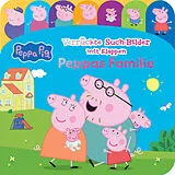 Pappband Peppa Pig - Verrückte Such-Bilder mit Klappen - Peppas Familie - Pappbilderbuch mit 20 Klappen - Wimmelbuch für Kinder ab 18 Monaten - Peppa Wutz von
