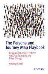 Couverture cartonnée The Persona and Journey Map Playbook de Andrew Schall