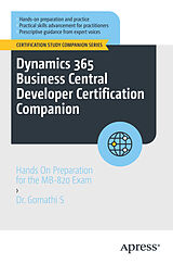 Couverture cartonnée Dynamics 365 Business Central Developer Certification Companion de Gomathi S