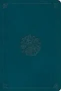 Leder-Einband ESV Giant Print Thinline Bible, Red Letter (Trutone, Deep Teal, Emblem Design) von Esv Bibles
