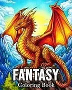 Kartonierter Einband (Kt) Fantasy Coloring book for Adults von Mandykfm Bb