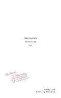 E-Book (epub) Performance von Jul
