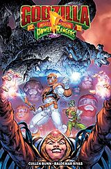 Couverture cartonnée Godzilla Vs. The Mighty Morphin Power Rangers II de Cullen Bunn, Baldemar Rivas