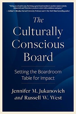 Couverture cartonnée The Culturally Conscious Board de Jennifer M. Jukanovich, Russell W. West