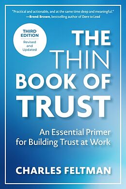 Couverture cartonnée The Thin Book of Trust, Third Edition de Charles Feltman