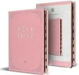 Kartonierter Einband KJV Holy Bible, Large Print Handy Size format, Pink Premium Imitation Leather with Ribbon Marker, Red Letter, Thumb Index von KING JAMES VERSION