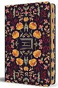 Fester Einband KJV Holy Bible, Large Print Handy Size format, Hardcover, Deep Plum Folk Floral with page edge design, Thumb Index, Ribbon Marker, and Red Letter von KING JAMES VERSION