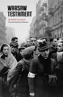 eBook (epub) Warsaw Testament de Rokhl Auerbach