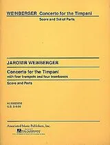 Jaromir Weinberger Notenblätter Concerto for the timpani