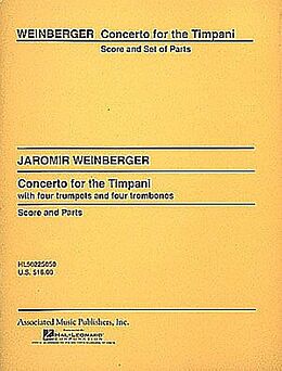 Jaromir Weinberger Notenblätter Concerto for the timpani für