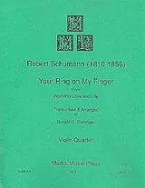 Robert Schumann Notenblätter Ring on my Finger