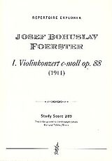 Josef Bohuslav Förster Notenblätter Konzert c-Moll Nr.1 op.88