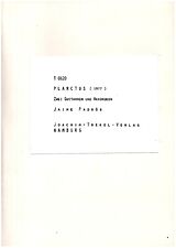 Jaime Padros Notenblätter Planctus