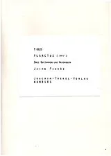 Jaime Padros Notenblätter Planctus