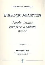 Frank Martin Notenblätter Konzert Nr.1 für Klavier