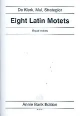  Notenblätter 8 Latin motets