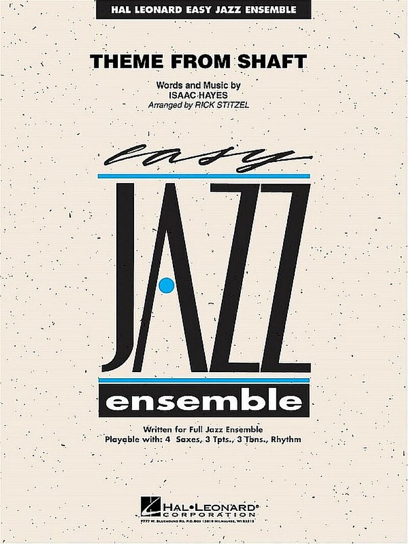 Theme from shaftfor easy jazz ensemble