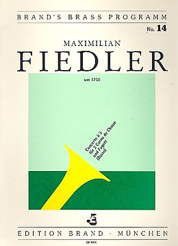 Maximilian Fiedler Notenblätter Concerto a tre für 2 Jagdhörner und