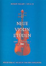 Robert Pracht Notenblätter Neue Violin-Etüden op.15 Band 1