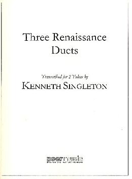  Notenblätter 3 Renaissance Duets