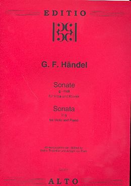 Georg Friedrich Händel Notenblätter Sonate g-Moll
