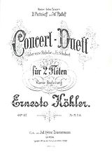 Ernesto Köhler Notenblätter Erstes Konzertduett op.67 über eine Melodie von Schubert