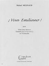 Michel Meynaud Notenblätter Viva Emiliano pour flute a bec
