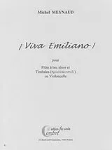 Michel Meynaud Notenblätter Viva Emiliano pour flute a bec