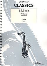 Johann Sebastian Bach Notenblätter Sonata 3 für 3 Saxophone (AAT)