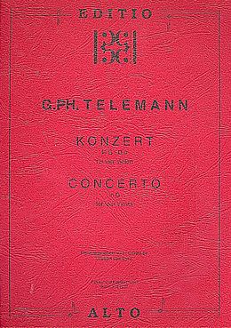 Georg Philipp Telemann Notenblätter Konzert G-Dur