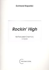 Eckhard Kopetzki Notenblätter Rockin high for percussion ensemble