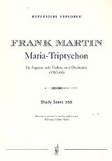 Frank Martin Notenblätter Maria Triptychon für Sopran
